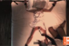 【手足拘束！】パイパンお姉さんに筆や玩具でくすぐりプレイ！！初めての経験に激絶頂！！！　サヤ（24歳）