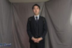 爽やかフレッシュなスーツリーマン君が超飛距離の濃厚ザーメンをぶっ放し！！　爽やかフレッシュなスーツリーマン君