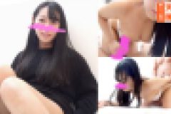 初撮り・完全顔出し【乃◎坂系なFカップ美巨乳18歳】たまらず２連続中出し　Fカップ美巨乳18歳