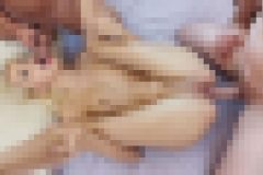 無修正, 無修正, 天然乳ブロンド, 2穴同時挿入3P　ノヴェラ・ナイト